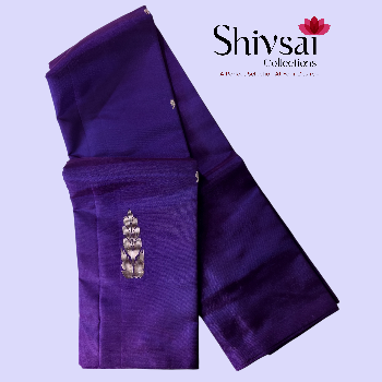 BANANA PITH BLUE SAREE-P20